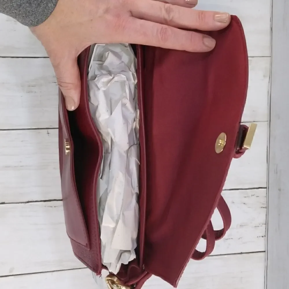 Womens Red Crossbody Purse